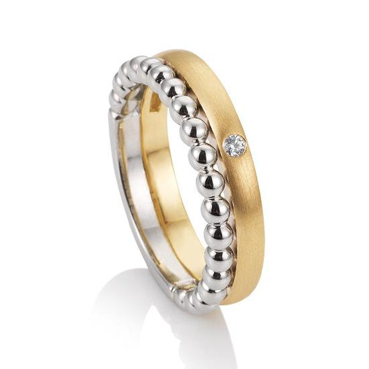 Hersteller-Originalaufnahme: RING - BRILL. 0,03 Ct. H/si; abgebildete Ausführung 41056920-22-10-1-0-48