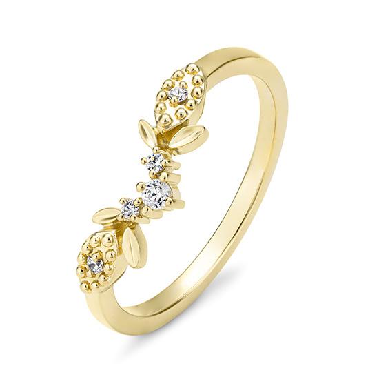 Hersteller-Originalaufnahme: RING - BRILL. 0,075 Ct. H/si; abgebildete Ausführung 41065120-21-10-1-0-48