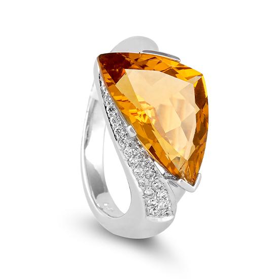 Hersteller-Originalaufnahme: RING - E.CITRIN/Brill. 0,122 Ct. H/si; abgebildete Ausführung 41712000-24-25-1-0-48
