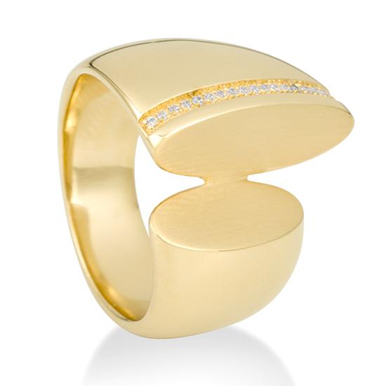 Hersteller-Originalaufnahme: RING - BRILL. 0,09 Ct. H/si; abgebildete Ausführung 41058740-21-10-1-0-48