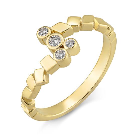 Hersteller-Originalaufnahme: RING - BRILL. 0,128 Ct. H/si; abgebildete Ausführung 41063550-21-10-1-0-48