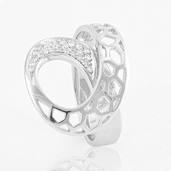 Hersteller-Originalaufnahme: RING - BRILL. 0,157 Ct. H/si; abgebildete Ausführung 41701450-24-10-1-0-48