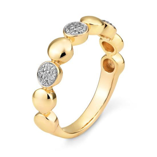 Hersteller-Originalaufnahme: RING - BRILL. 0,116 Ct. H/si; abgebildete Ausführung 41061640-20-10-1-0-48
