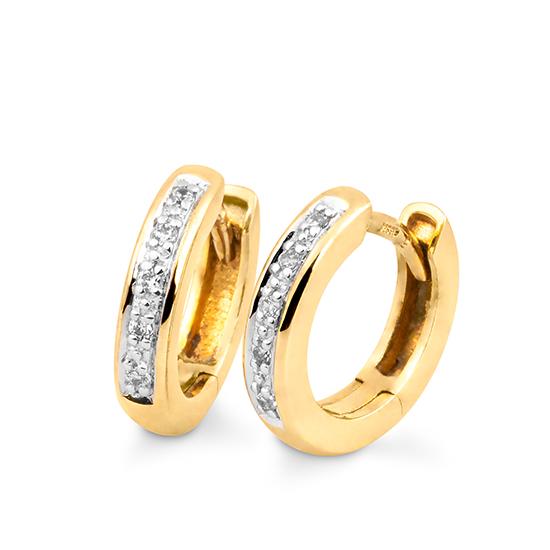 Creolen - BRILL 0,09 Ct. H/si