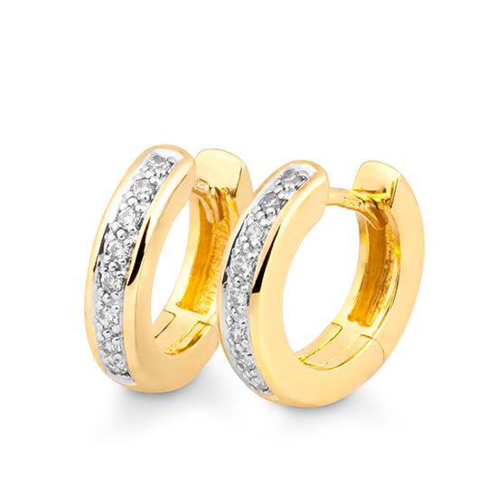 Creolen - BRILL. 0,16 Ct. H/si